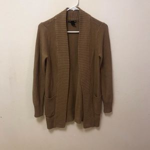 Womens Brown Cardigan